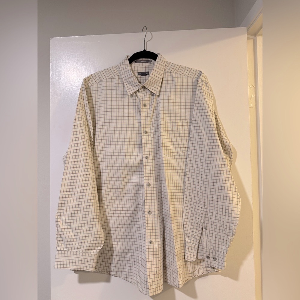 Eddie Bauer vintage button down plaid shirt size large